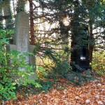 two hidden tombstones