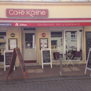 Café Käthe on a sunny day